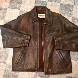 Eddie Bauer Authentic Vintage Leather Jacket